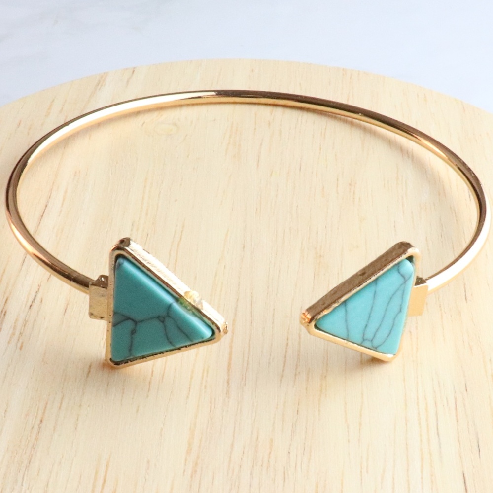 4 for $25 Natural Stone Marble Arrow Bracelet - Picture 5 of 5
